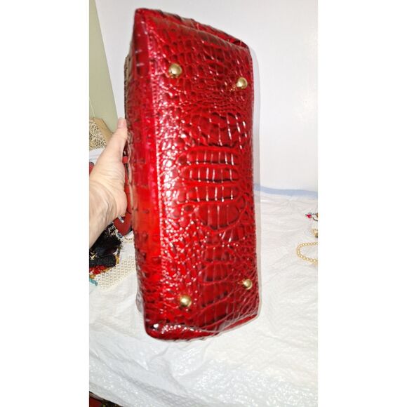 A Women's Faux Alligator Handbag Crossbody Purse Office Siren Professional - Picture 10 of 10